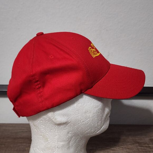Trader Joe’s Demo Crew OSFA Exclusive Employee Hat Strap Surfing Vintage Red - Picture 4 of 6
